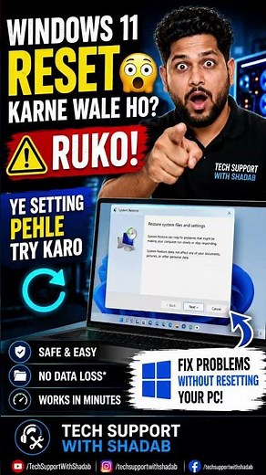 The Easiest Way to Fix Windows 11 Glitches ⚡ #Windows11 #Troubleshooting