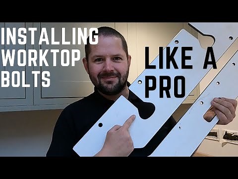 How to install worktop bolts