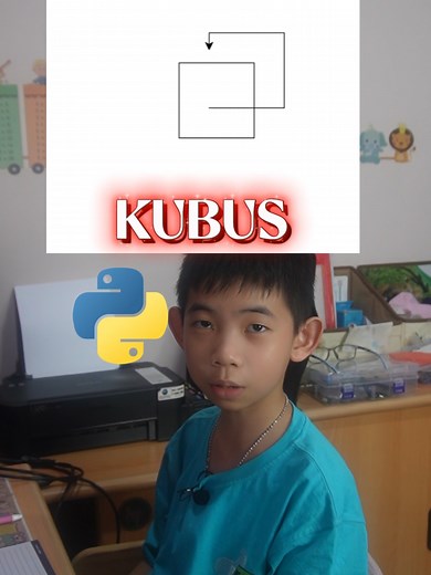 Menggambar Kubus dengan Python Menggunakan Turtle