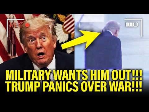Trump PANICS as Military WANTS HIM SIDELINED in WAR!!!