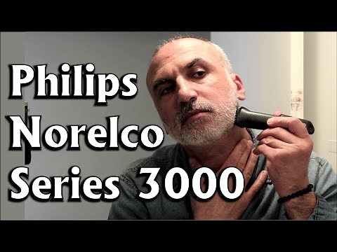 Philips Norelco Series 3000 Trimmer Testing Cleaning Unboxing MG3750/60
