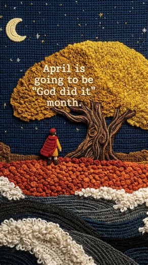 april is going to be "God did it month".