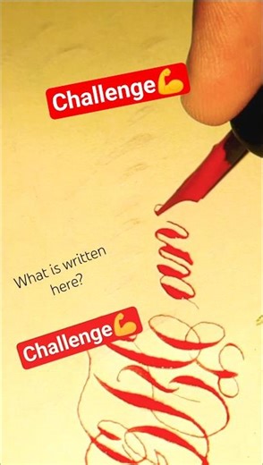 Can You Read This? 🤔 Copperplate Calligraphy Challenge | Incora Ink #shorts