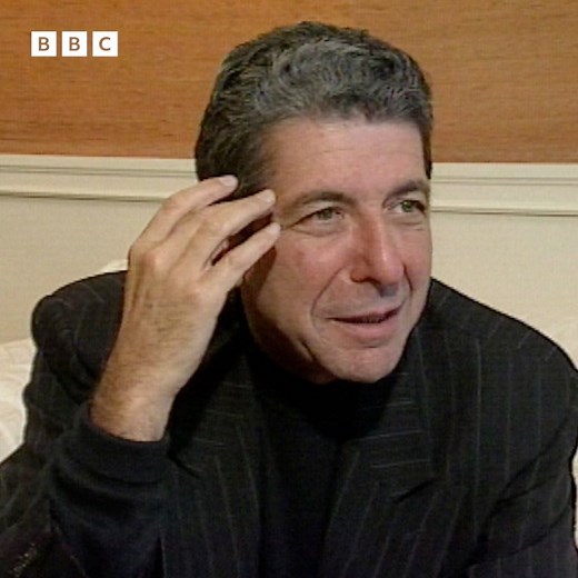 Leonard Cohen talked about letting go of anxiety and confessed that he never saw himself as a singer, #onthisday in 1988. | BBC Archive