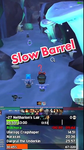 You ever deplete a key because you get stuck in a barrel? 😔🛢️ clip credit: Kesslive #worldofwarcraft #warcraft #wowtok