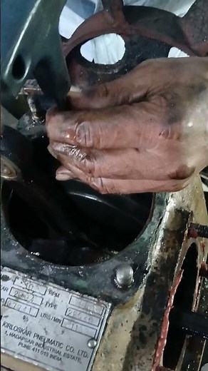 Reciprocating Kirloskar compressor work