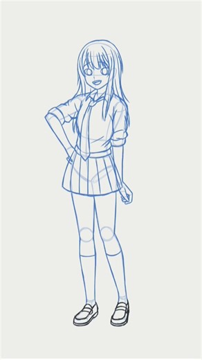 How to draw student girl #drawing #easyartlover #subscribe #like #share