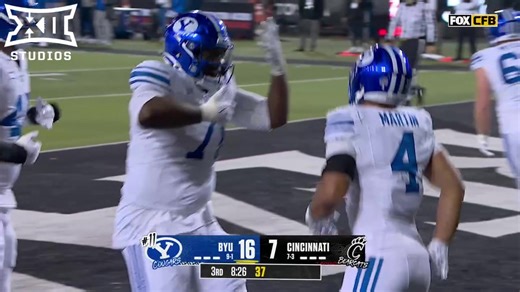 Took care of business 🫡 #11 BYU vs. Cincinnati Highlights ⬇️ #Big12FB | BYU Football | Big 12 Conference