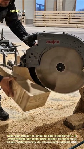 Precision Circular Saw Cutting – Satisfying Woodworking Accuracy in Action