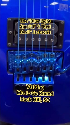 The Blue Light Special Jackson Guitar | #shorts #guitar #guitarist #jackson #guitarshorts