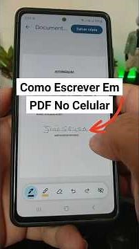 Como escrever em PDF no celular passo a passo