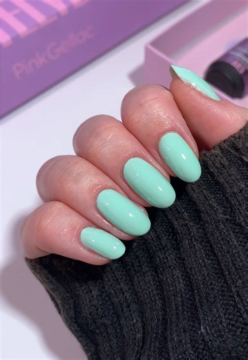 Explore the New Melted Mint Nail Color from Pink Gellac