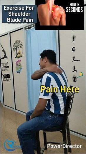 upper back Pain Relief Exercise. Exercise for Scapular Pain. #upperbackpainrelief #scapularpain