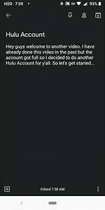 Free Hulu Premium Account (Updated)