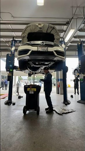 Oil change, Splash shield replacement, and and brake fluid service on a Honda Civic #music