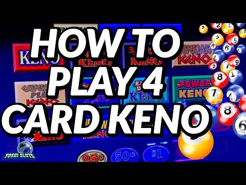 How To Play 4 Card Keno!! FOR BEGINNERS!