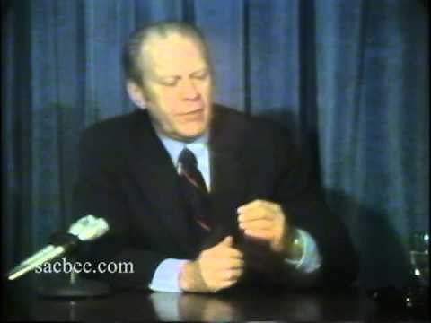 President Gerald Ford testifies about Lynette "Squeaky" Fromme's assassination attempt