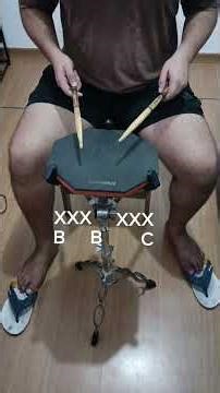 Como tocar bateria sem bateria? #baterainiciante #drums #bateracristao