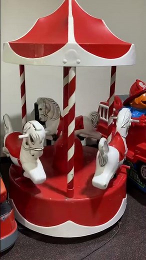 Antique Coin-Operated Merry-Go-Round