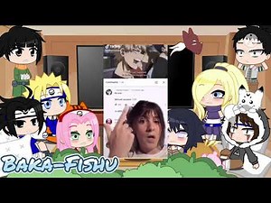 Past Naruto and friends react to naruto as Bakugo katsuki||BNHAxnaruto