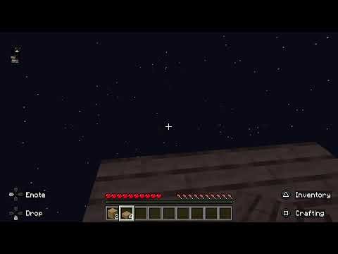 One block skyblock with red