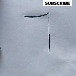 Step_by_Step Guide How to draw Using the number Umbrella 🏖️