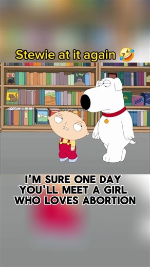 Stewie at it again 🤣