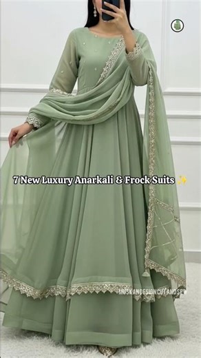New Luxury Pakistani Anarkali & Frock Suit Designs 2026 ✨ #shorts #anarkali #frocksuit