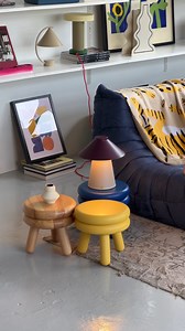 13K views · 10 comments | This lamp REALLY looks like a mushroom ‍ Do yall agree  . . . . . . . #cozy #cozyhome #interiorstyling #interiordesign #goldenhour #readingspot #somewhereiwouldliketolive #interiordesign #interiorstyling #livingroom #mylvgrm #loftdesign #minimalism #japanesedesign #secondhand #sustainability #sustainable #sustainableliving #interiorlove Home living noguchi lamp slow down studios throws colourful togo side table vitra | Stacked Store | Facebook