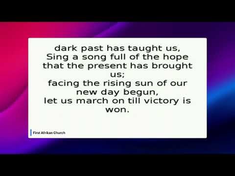 First Afrikan Church Weekly Broadcast