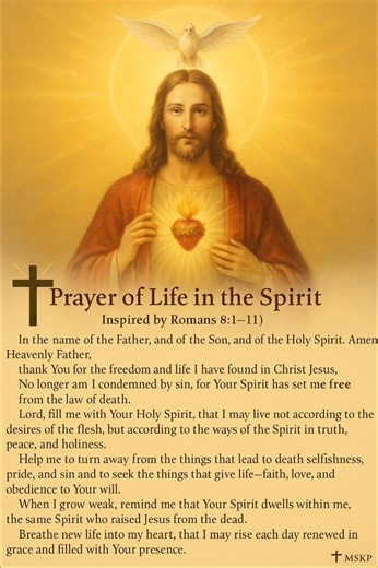 19K views · 1.9K reactions | Prayer of Life in the Spirit (Inspired by Romans 8:1–11) | Marilyn Solayao Kane-Pierce | Facebook