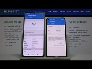 XIAOMI Mi 11i vs GOOGLE Pixel 5 Geekbench 5 GPU Vulkan Benchmark