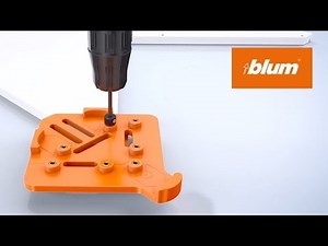 Drilling template for SPACE CORNER with SYNCROMOTION | Blum