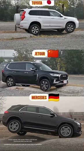 Mercedes ,Toyota , Jetour⚠️ Off-Road Flex Test | Which SUV Handles It Best?