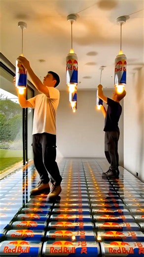 Insane TV Lounge Transformation! | Old Lady Tests Red Bull Can Sofa 😳🔥