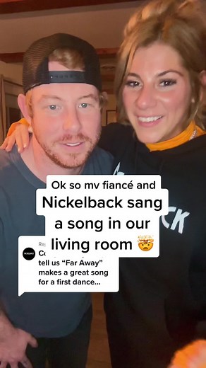 Replying to @nickelback Nickelback was in our living room. This really happened 💀💍👰🏼‍♀️👨🏼‍🦰 🎸. @nickelback @jaxsfiance #fypシ #wedding #omg #crying