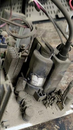 Understanding CRT TV Flyback Transformer Sparks: Causes & Dangers" #repair #electrical #electronic