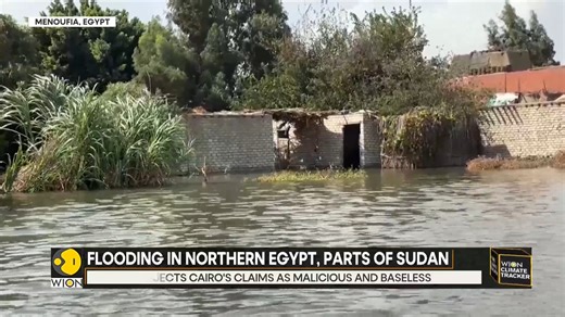 Surging Nile waters inundate Egypt and Sudan: Residents forced to evacuate as Nile waters flood villages Egypt blames Ethiopian mega-dam on the Nile Jyotsna Kumar tells you more | WION
