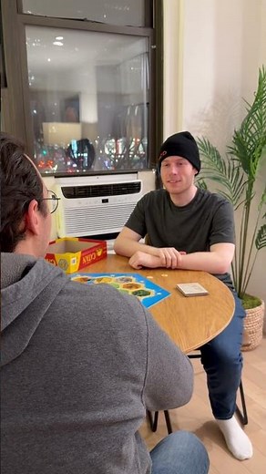 He never misses a game....#settlersofcatan #catan #boardgames #funny #gamenight