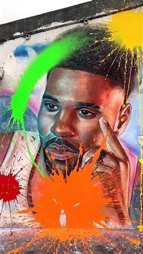 Chalk art of Jason derulo❤️😱#art #jasonderulo#shorts #shortsvideo