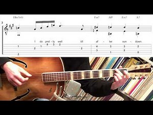 'Round Midnight (Guitar lesson in 3 levels)