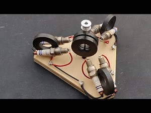 Free Energy Generator Using Magnetic Spark plug