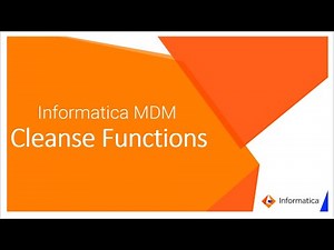 11 Cleanse Functions in Informatica MDM