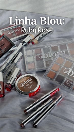 LOVE COSMÉTICOS E ACESSÓRIOS on Instagram: "✨ LANÇAMENTO LINHA BLOW – RUBY ROSE ✨ A novidade que todo mundo ama acabou de chegar! 💖 A Linha Blow da Ruby Rose traz produtos incríveis, com alta qualidade, cores modernas e aquele acabamento perfeito que valoriza ainda mais a sua beleza ✨ São itens indispensáveis para criar makes versáteis, elegantes e cheias de atitude 💄💥 . . #rubyrose #linhablow #rubyroselançamento #lovecosméticos#reels"