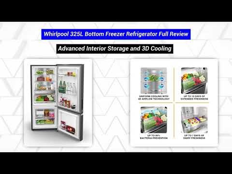 Whirlpool 325L Bottom Freezer Refrigerator Full Review | Review in Hindi | Features