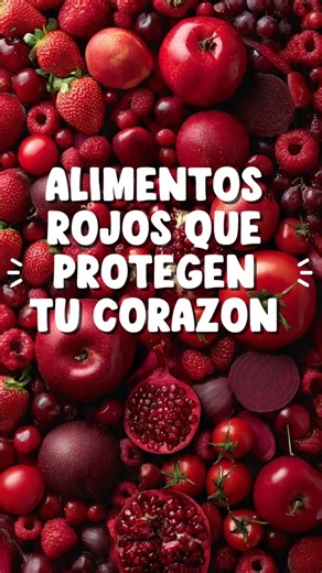 ALIMENTOS ROJOS QUE PROTEGEN EL CORAZÓN ❤️ #saludable #health