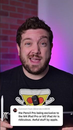 Why won’t the new Apple Pencil Pro work on the old M2 iPad Pro?!