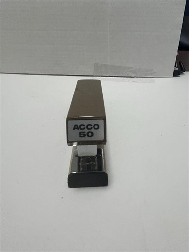 Vintage ACCO 50 Stapler Brown/tan - Etsy
