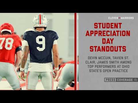Press Coverage: Devin McCuin, Tavien St. Clair, James Smith Among Student Appreciation Day Standouts