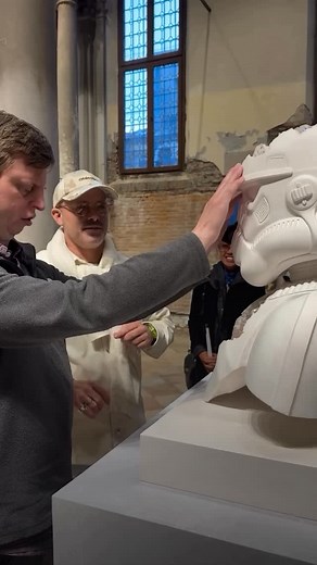 Daniel Arsham | Last year in Venice, I walked my friend Hoby through ‘Venice 3024’ at Chiesa di Santa Caterina. Hoby, who’s blind, understood the work... | Instagram
